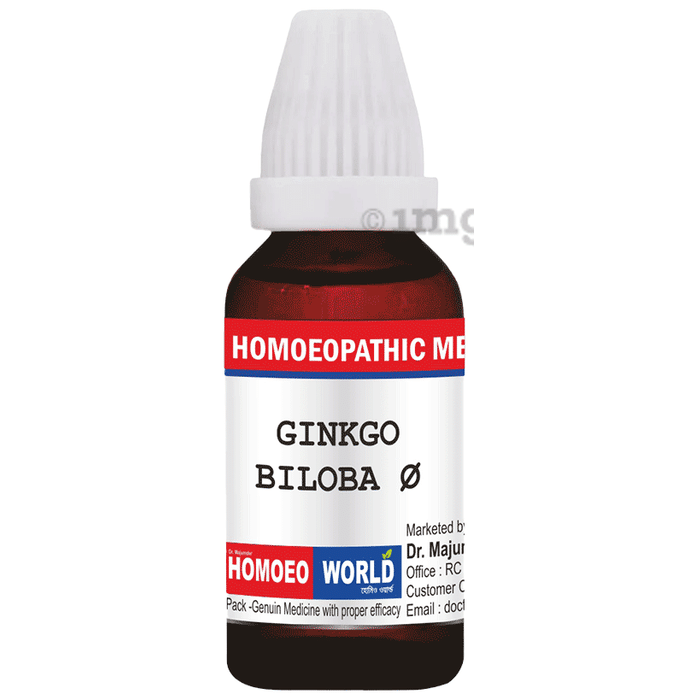 Dr. Majumder Homeo World Ginkgo Biloba Mother Tincture (30ml Each) Q