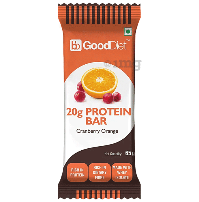GoodDiet Cranberry Orange Protein  Bar