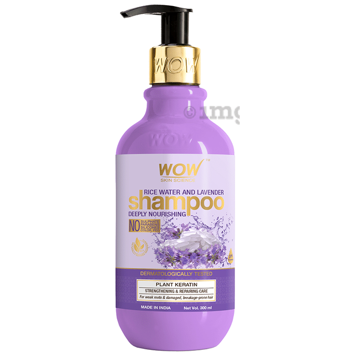 WOW Skin Science Rice Water & Lavender Shampoo