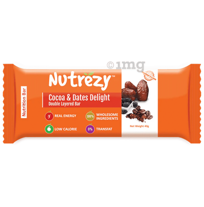 Nutrezy Cocoa & Dates Delight Nutrition Bar