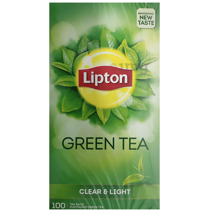 Lipton Green Tea Bag (1.3g Each) Clear & Light