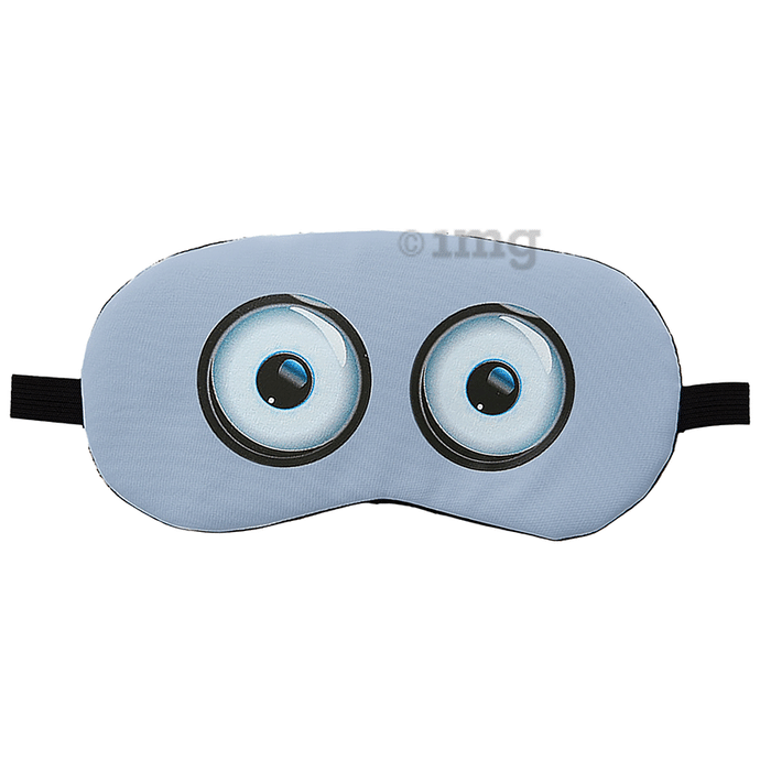 Jenna Sleeping Eye Mask for Insomnia, Puffy Eyes and Dark Circles RoundEye Blue