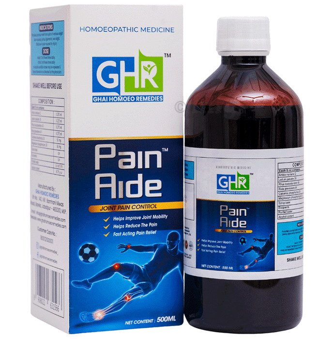 Ghai Homoeo Remedies Pain Aide Syrup
