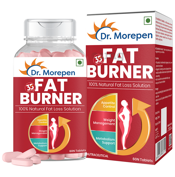 Dr. Morepen Fat Burner Tablet | For Appetite Control, Weight Management & Metabolism