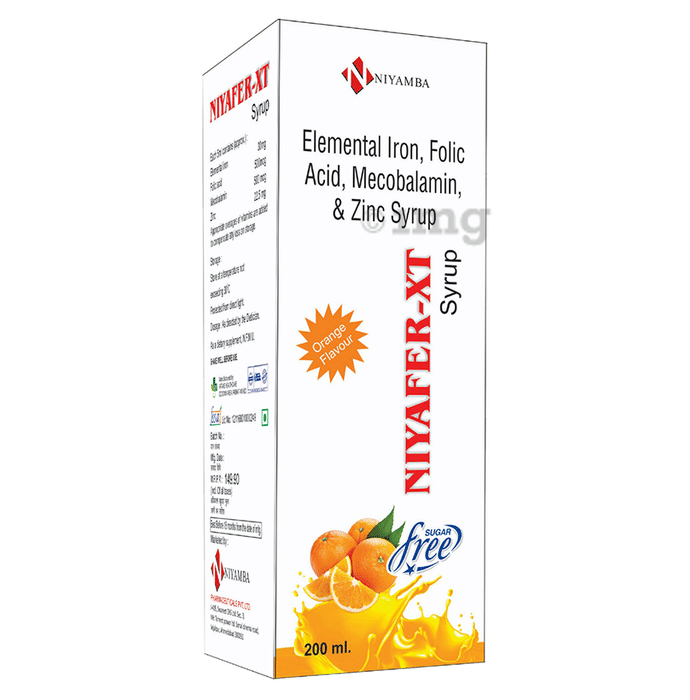 Niyafer-XT Syrup Orange Sugar Free