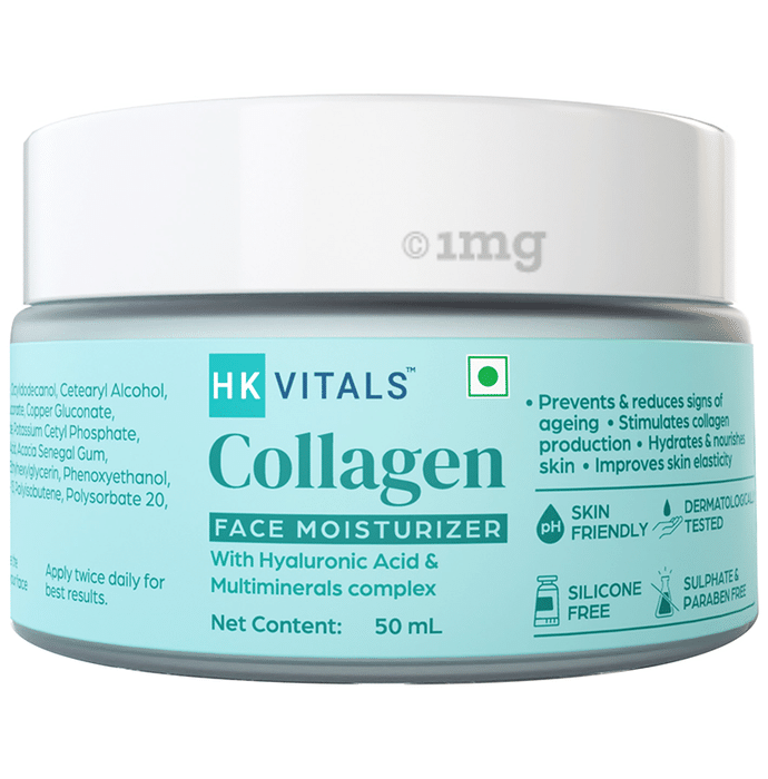 HK Vitals by HealthKart Collagen Face Moisturizer, Reduces Signs of Ageing & Nourishes Skin, All Skin Types