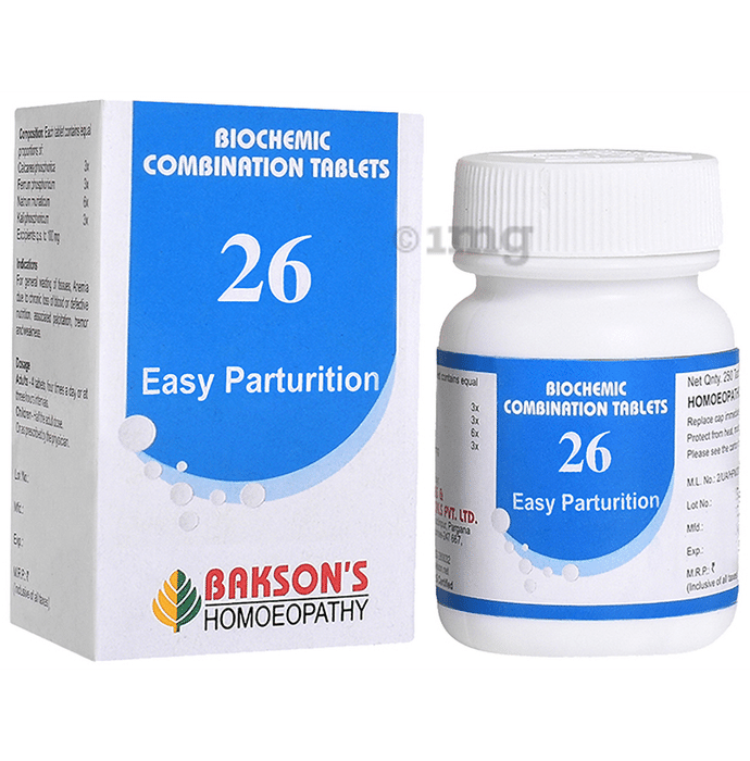 Bakson's Homeopathy Biocombination 26 Tablet