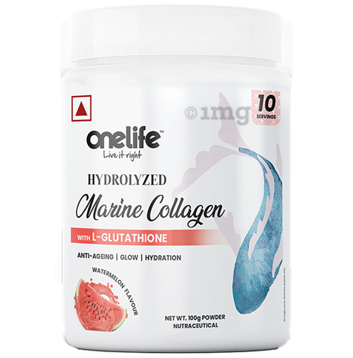 OneLife Hydrolyzed Marine Collagen Powder Watermelon