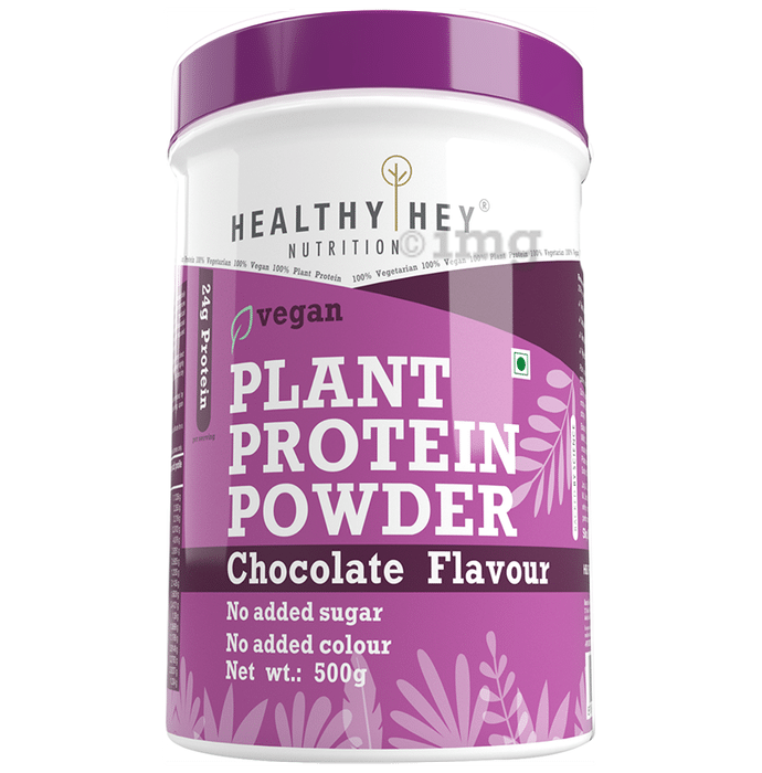 HealthyHey Nutrition Vegan Plant Protein Powder Chocolate