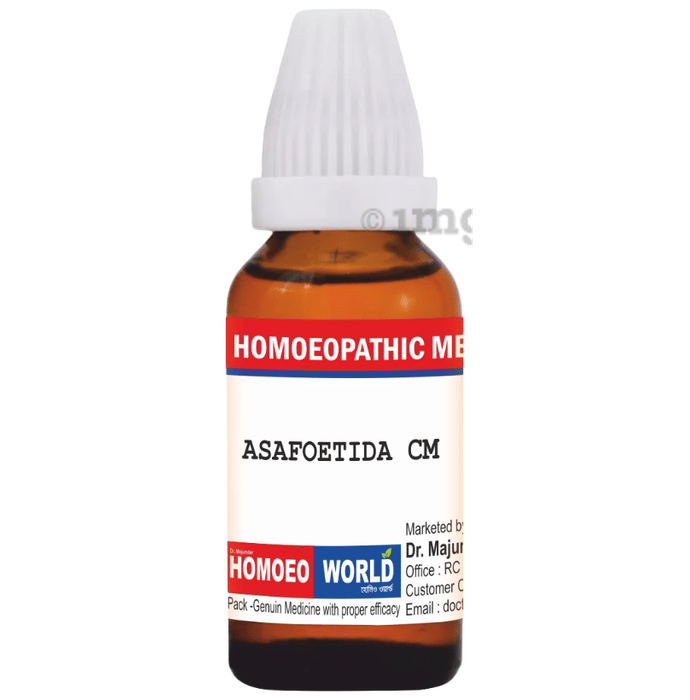 Dr. Majumder Homeo World Asafoetida Dilution (30 ml Each) CM Buy box