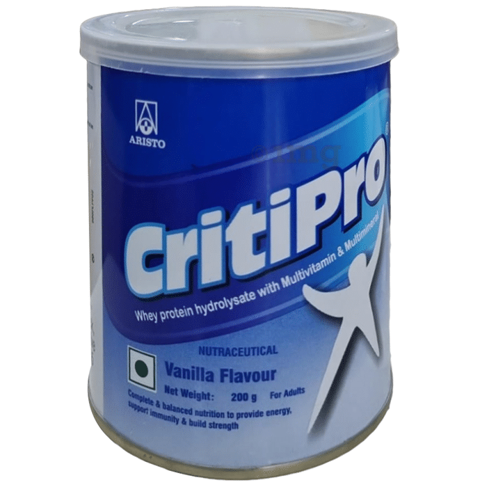 Critipro Whey Protein for Nutrition | Flavour Vanilla Powder