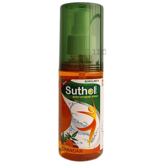Boroline New Antispetic Suthol Active Body Hygiene Spray Chandan