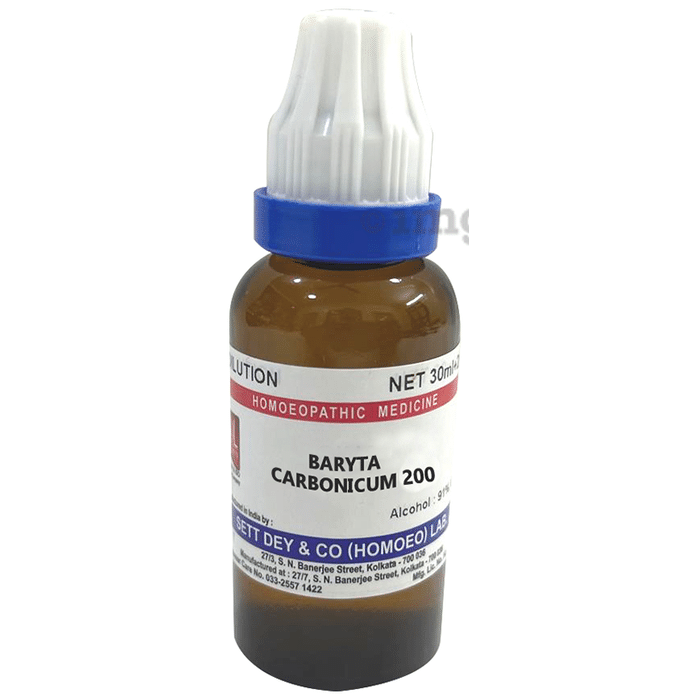 Sett Dey Baryta Carbonicum Dilution 200