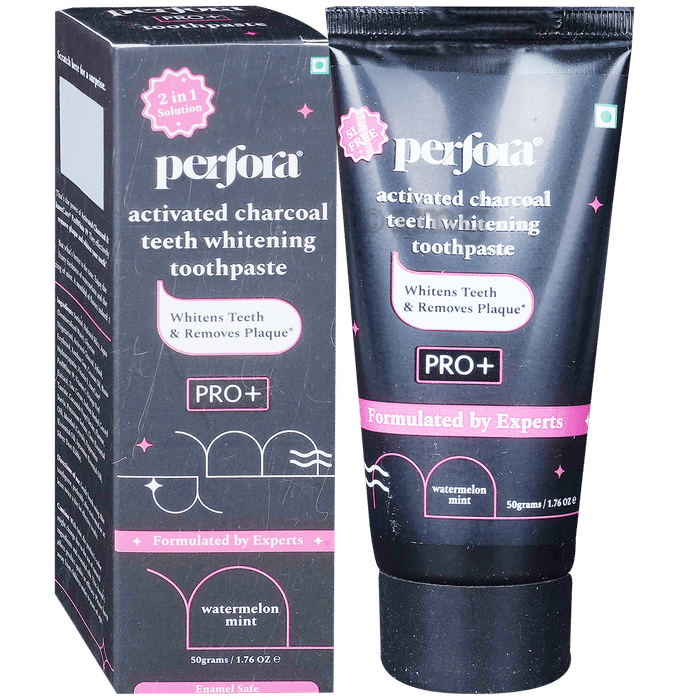 Perfora Pro+ Activated Charcoal Teeth Whitening Toothpaste