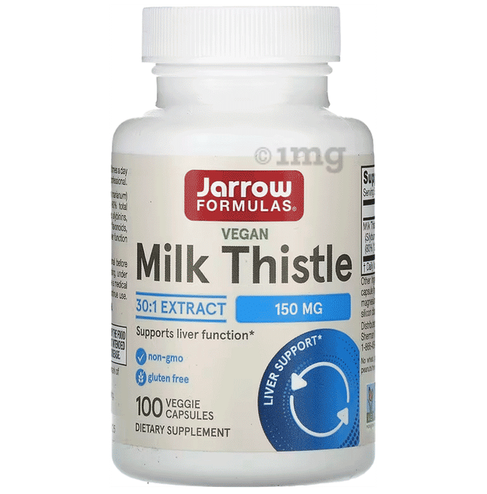 Jarrow Formulas Milk Thistle 30:1 Extract | Veggie Cap for Liver Function