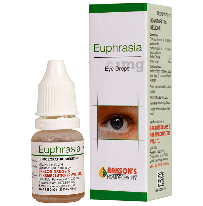 Bakson's Homeopathy Euphrasia Eye Drop