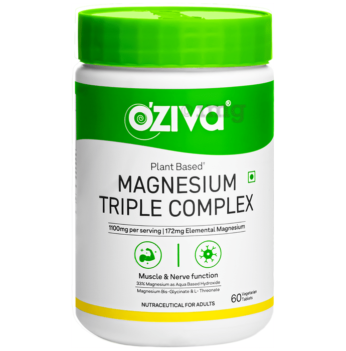 Oziva Magnesium Triple Complex Vegetarian Tablet