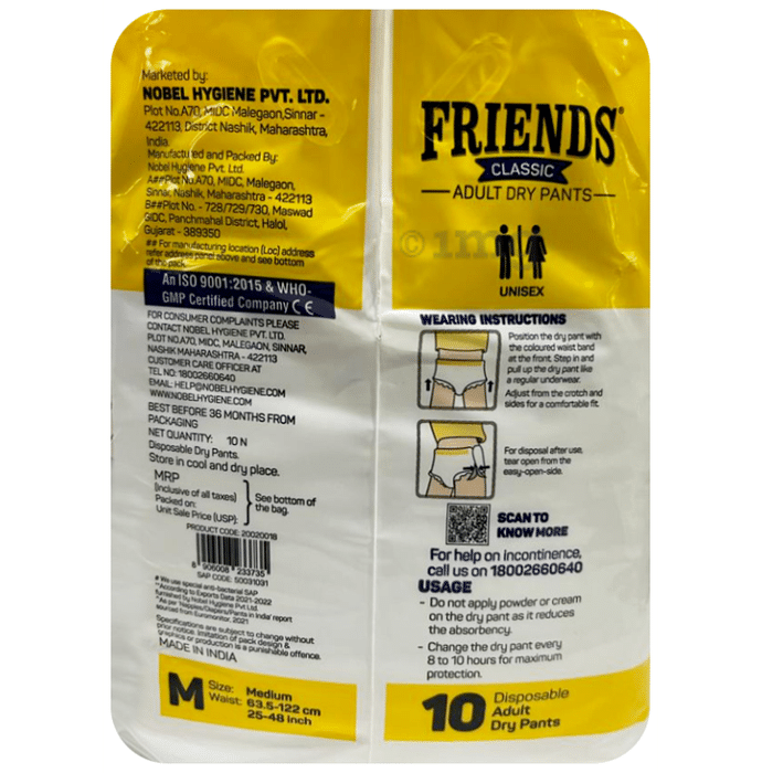 Friends Classic Adult Diapers - Pants Style