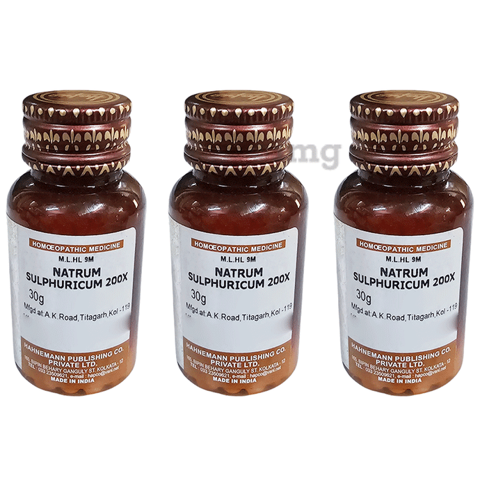Hapco Natrum Sulphuricum Tablet (30gm Each) 200X