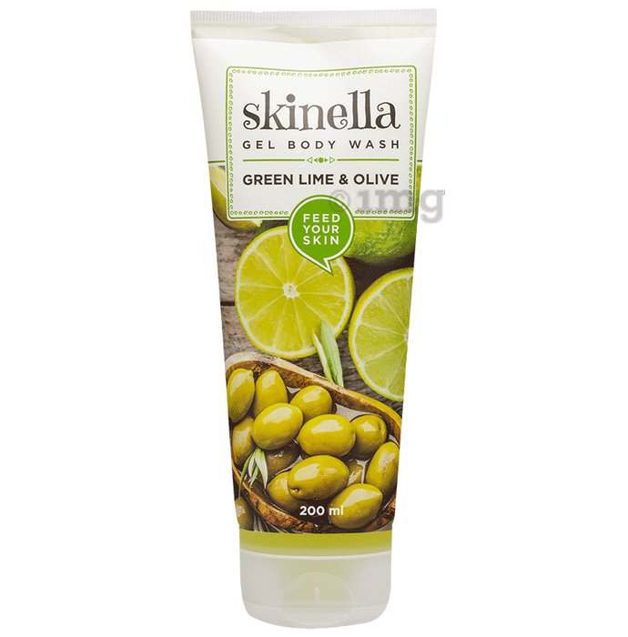 Skinella Body Wash Gel Green Lime & Olive