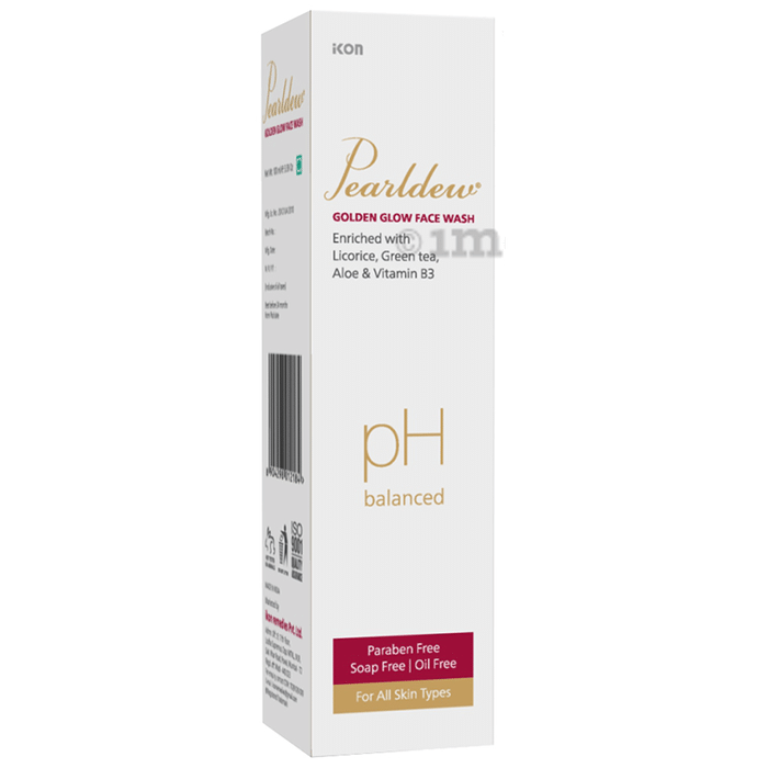 Pearldew pH Balanced Golden Glow Face Wash (100ml Each)