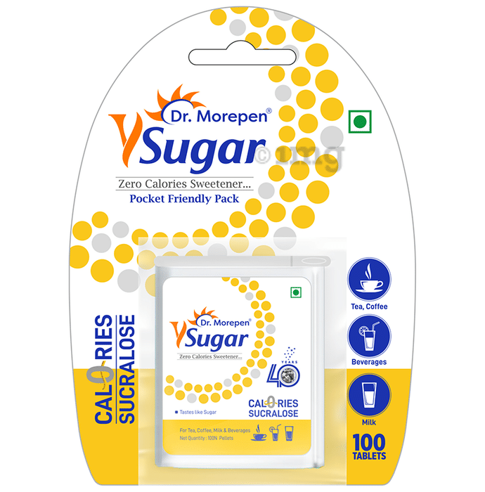 Dr Morepen Y Sugar Zero Calories Sweetner Tablet