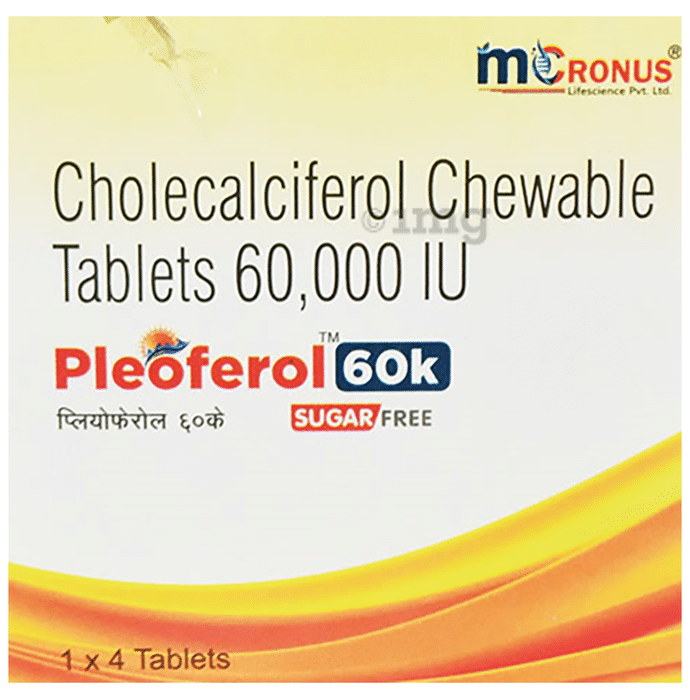 Pleoferol 60K Chewable Tablet Sugar Free