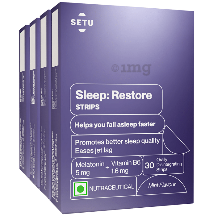 Setu Sleep: Restore Orally-Dissolving Strips (30 Each)