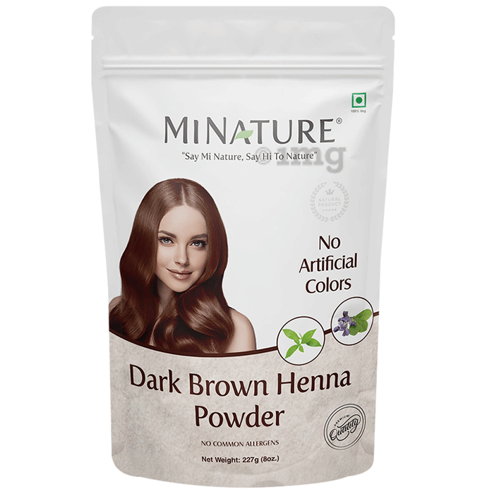 Minature Dark Brown Henna Powder Buy packet of 227.0 gm Powder at best