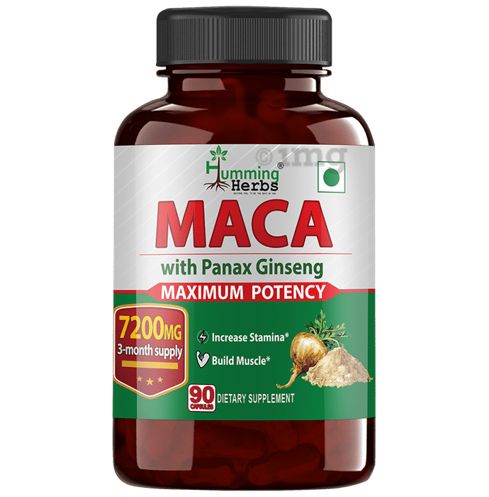 Humming Herbs Maca with Panax Ginseng Maximum Potency Capsule