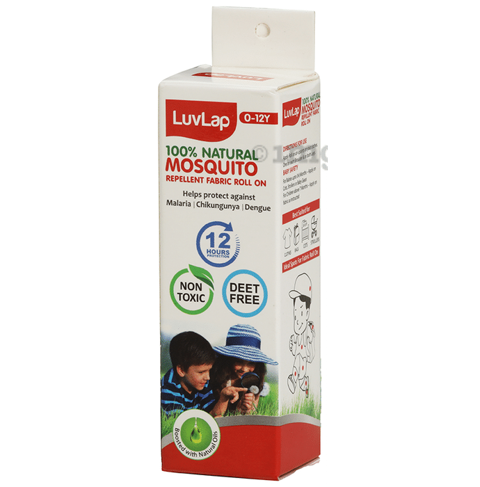LuvLap 100% Natural Mosquito Repellent Fabric Roll On