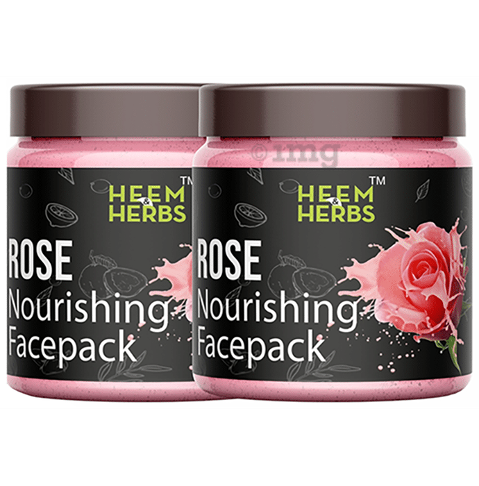 Heem & Herbs Rose Nourishing Face Pack (100gm Each)