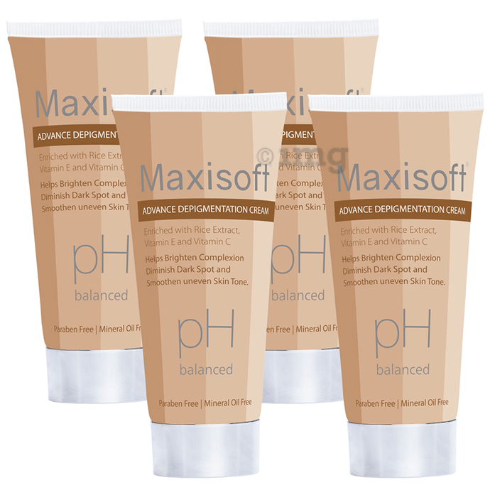 Maxisoft PH Balanced Advance Depigmentation Cream (50gm Each)