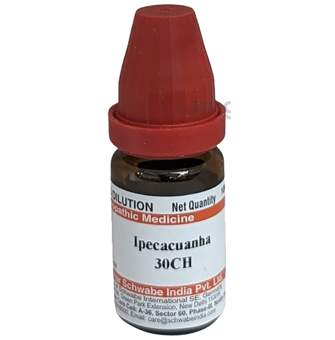 Dr Willmar Schwabe India Ipecacuanha Dilution 30 CH