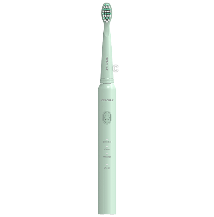 Oracura SB200 Sonic Lite Electric Rechargeable Toothbrush Green