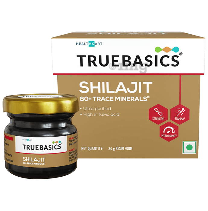 TrueBasics Shilajit 80+ Trace Minerals