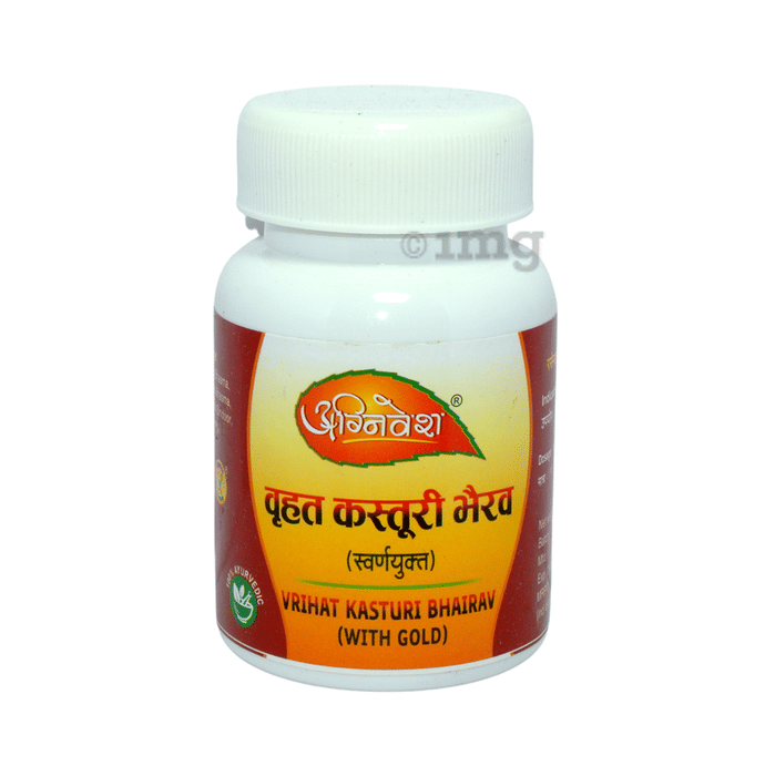 Agnivesh Vrihat Kasturi Bhairav (with Gold) Tablet Buy bottle of 10