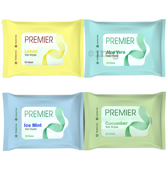 Premier Wipes (25 Each) Assorted