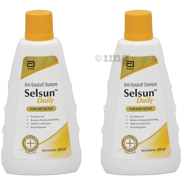 Selsun Combo Pack of Anti-Dandruff Shampoo & Suspension (120ml Each)