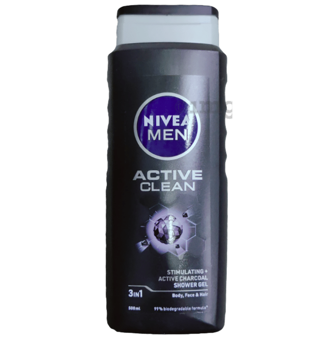 Nivea Men Shower Gel for Body, Skin & Hair | Active Clean