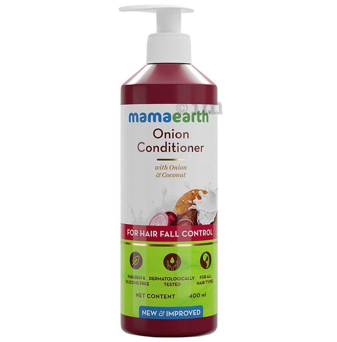 Mamaearth Onion Conditioner | For All Hair Types | Paraben & Silicone-Free