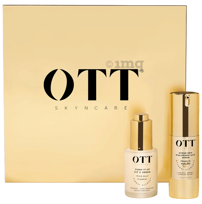 OTT Skyncare SPF & BFF Duo Vitamin C Serum & Sundrops SPF 30serum+ Luxury Gift Box