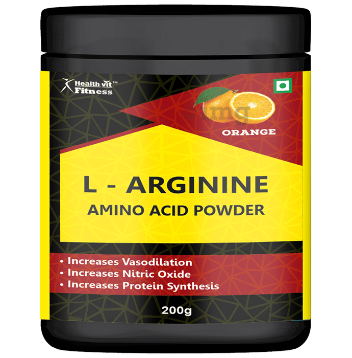 HealthVit Fitness L-Arginine Powder Orange