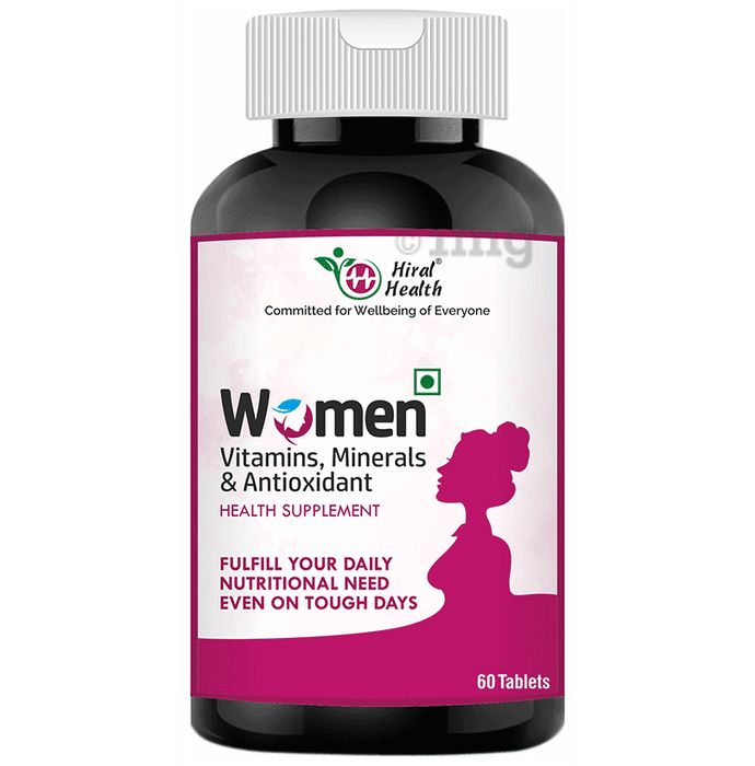Hiral Health Women Vitamin, Mineral & Antioxidant Tablet (60 Each)