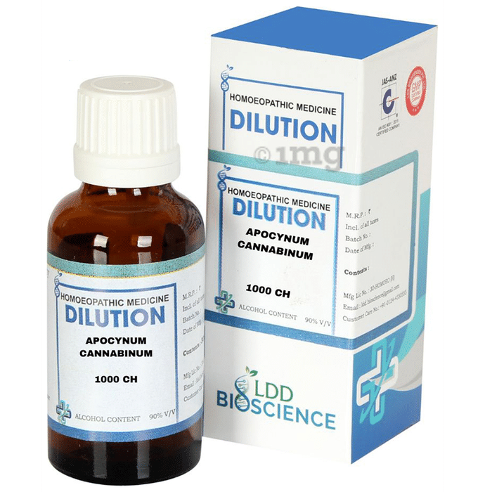 LDD Bioscience Apocynum Cannabinum Dilution 1000 CH