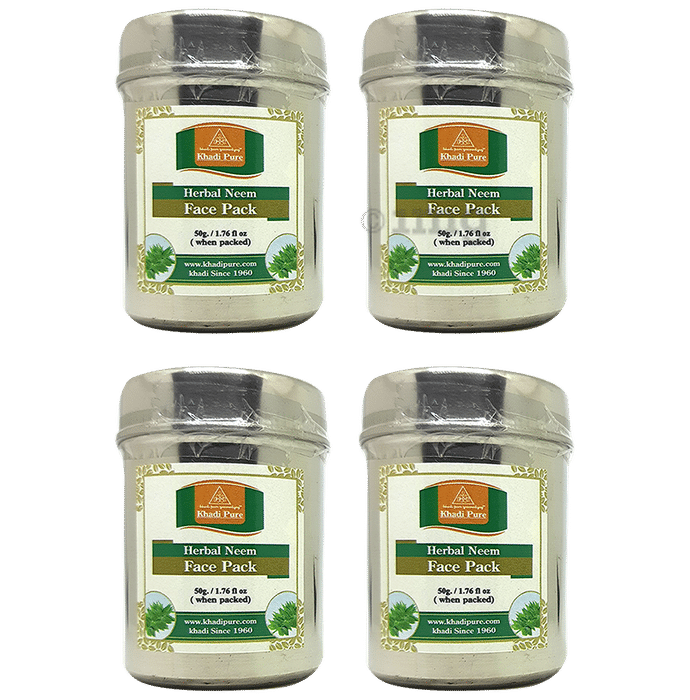 Khadi Pure Herbal Neem Face Pack (50gm Each)