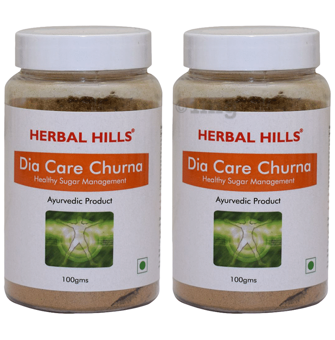 Herbal Hills Dia Care Churna Powder Pack of 2