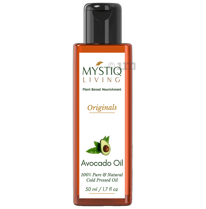Mystiq Living Avocado for Hair, Face and Skin | Cold Pressed, 100% Pure and Natural Oil