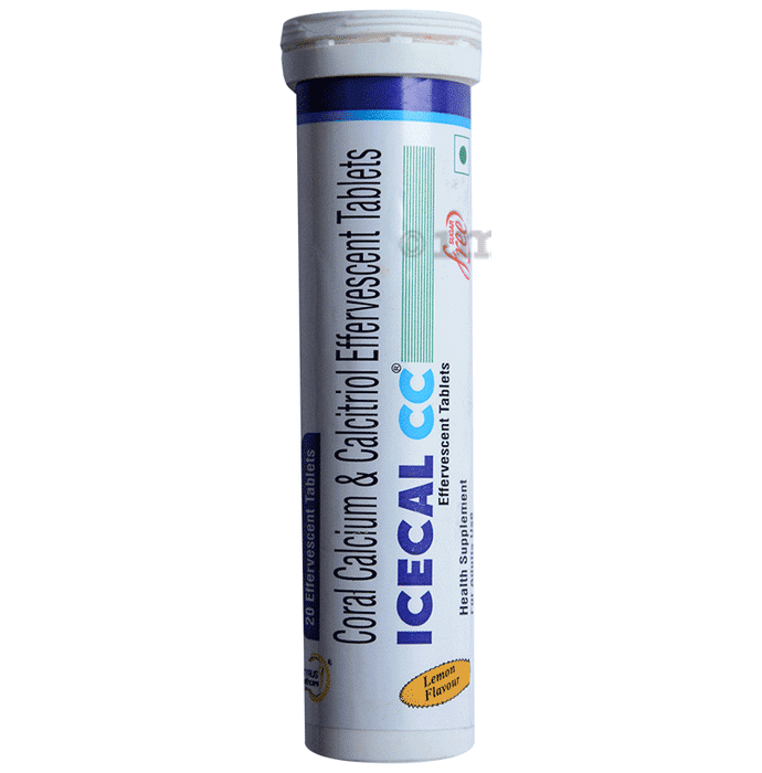 Icecal CC Effervescent Tablet Lemon