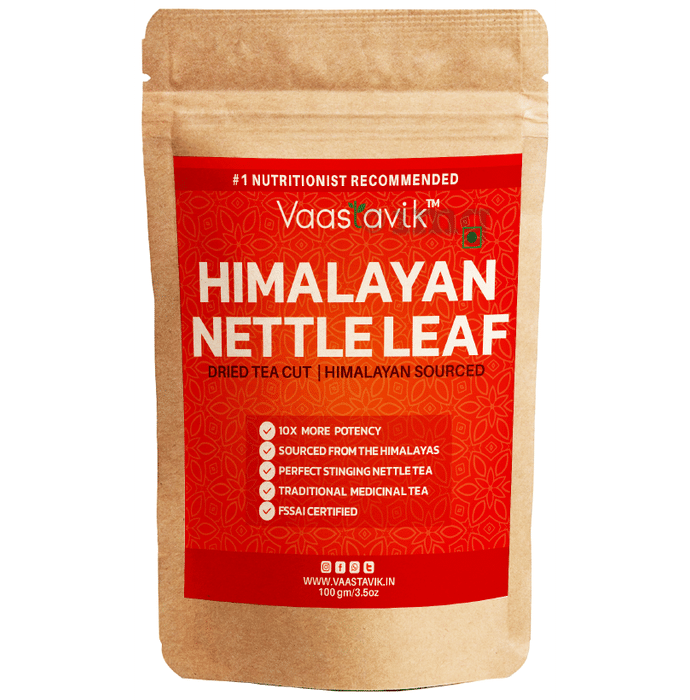 Vaastavik Himalayan Nettle Leaf Dried Tea Cut